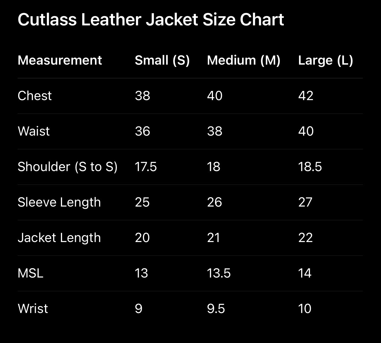 Cutlass Leather Jacket Women's - Preorder